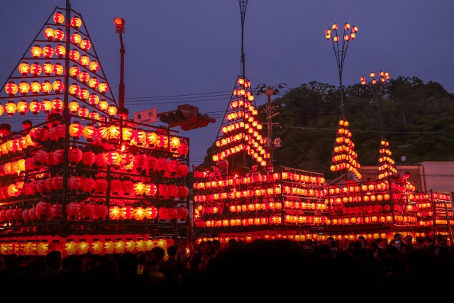 二本松市の街並み